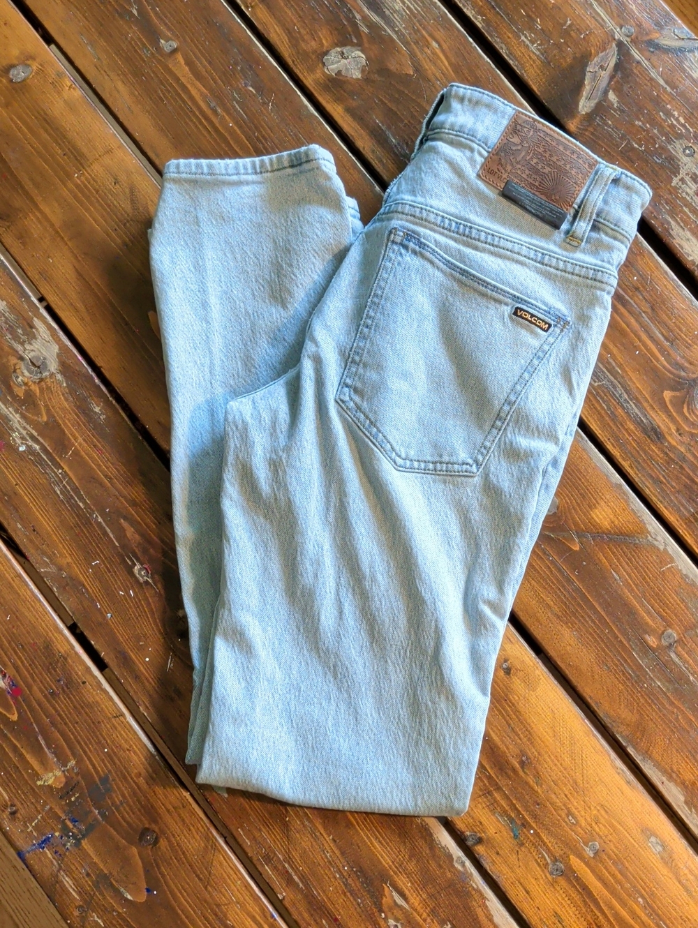 Volcom Solver Men's Pale Blue Straight Jeans